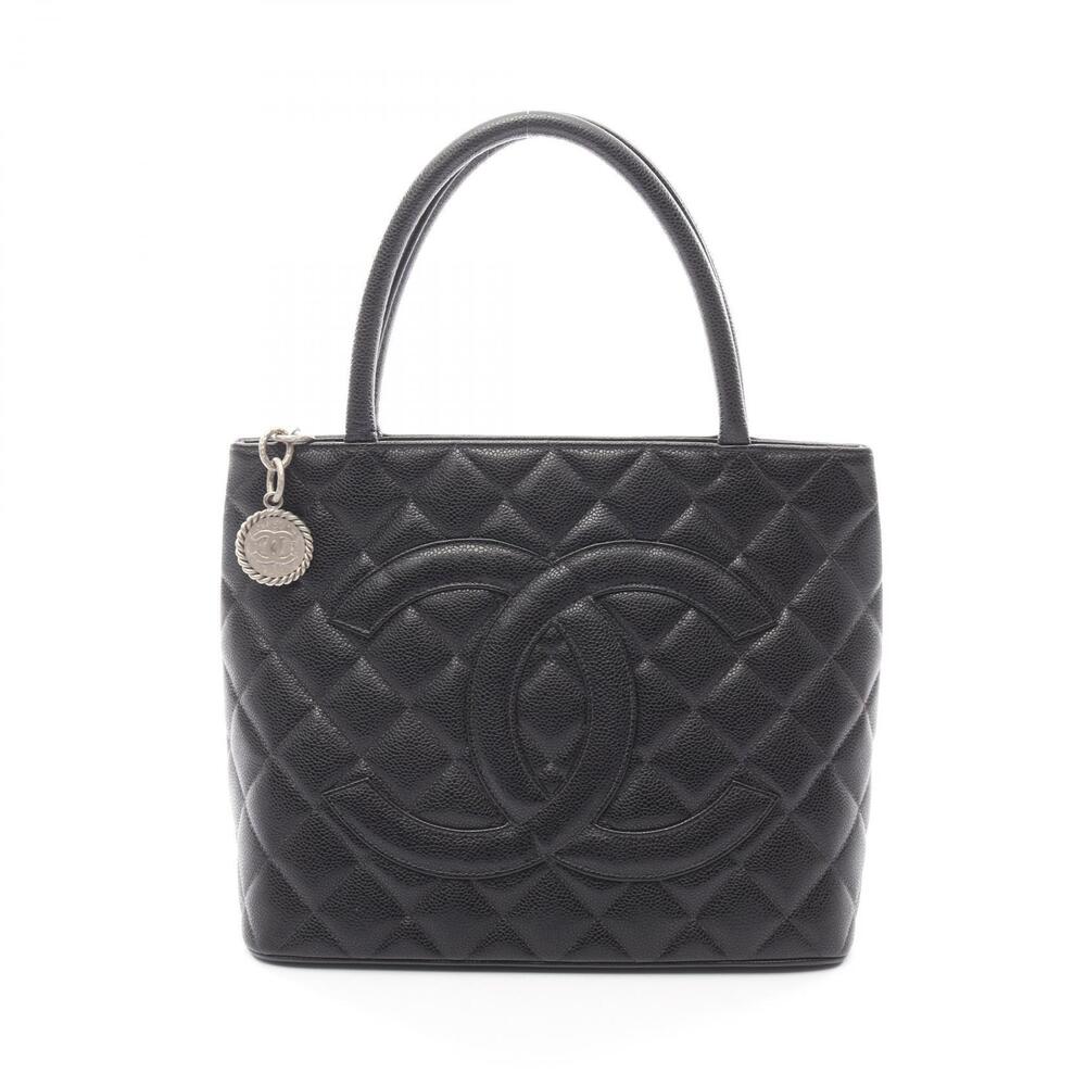 Chanel Reissue Tote Bag Calfskin Leather Black